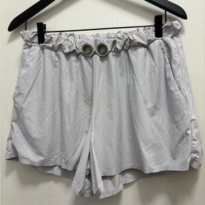 ADAY Light Gray Women's Athletic Shorts